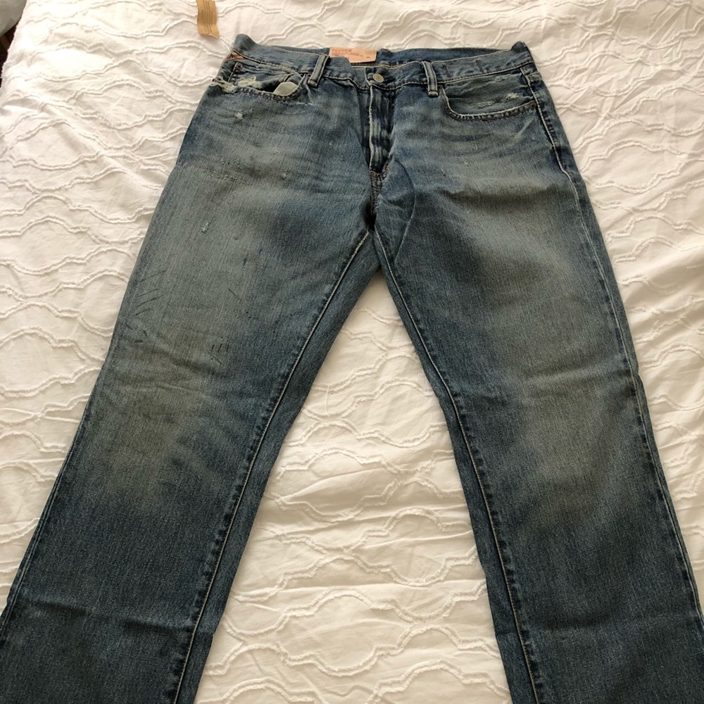 Denim & Supply Blue Jeans 34x34 Straight Leg NWT